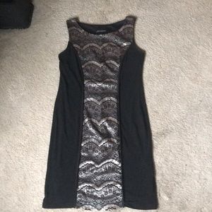 Woman’s black dress